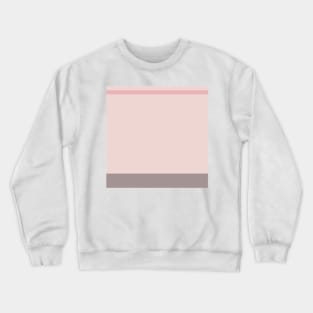 A pretty palette of Dirty Purple, Spanish Gray, Lotion Pink and Pale Chestnut stripes. Crewneck Sweatshirt